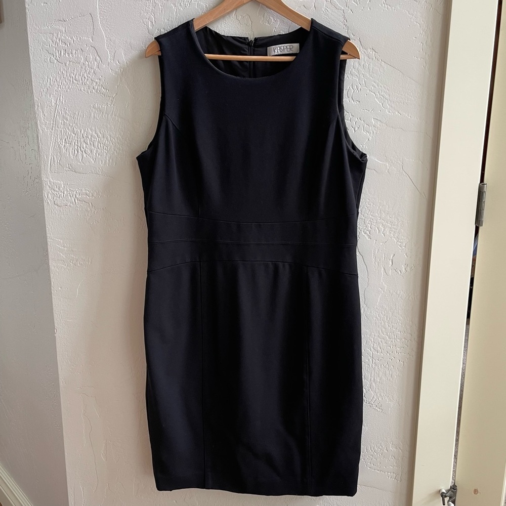 Kasper‎ Little Black Dress Sleeveless Career Wear